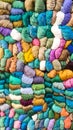 pastel wool wall