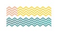 Pastel Zigzag Wave Pattern Abstract Background, vector design Generative AI Royalty Free Stock Photo