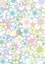 Pastell floral background Royalty Free Stock Photo