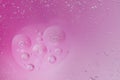 Pastels pink colors abstract bubbles background