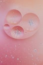 Pastels pink colors abstract bubbles background