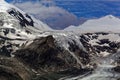 The Pasterze glacier in the Alps in Austria. Royalty Free Stock Photo