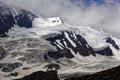 The Pasterze glacier in the Alps in Austria. Royalty Free Stock Photo