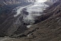 The Pasterze glacier in the Alps in Austria. Royalty Free Stock Photo