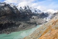 Pasterze glacier and Grossglockner in autumn