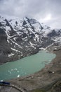 The Pasterze glacier with Grossglockner mountains massif