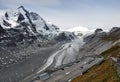 Pasterze Glacier in Hohe Tauern. Austria. European Alps. Royalty Free Stock Photo