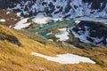 Pasterze glacier in Hohe Tauern National Park at the foot of Grossglockner Mountain Royalty Free Stock Photo