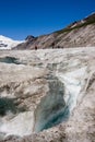 The Pasterze (Grossglockner) glacier in Alps Royalty Free Stock Photo