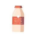 Pasteurized Protein Bottle With Bold Labeling, Nutritional Product Packaged with Secure, Leak-proof Cap