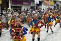 PASTO COLOMBIA- 6 ENERO 2017:Carnaval de blancos y negros women dance