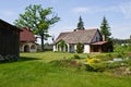 Pastoral rural house in northern Poland Royalty Free Stock Photo