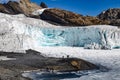 The Pastoruri Glacier, in the Cordillera Blanca near Huaraz, Peru