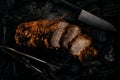 Pastrami pork grilled with spices and honey Royalty Free Stock Photo