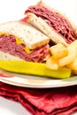 Pastrami on Rye Royalty Free Stock Photo