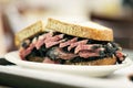 Pastrami on Rye Royalty Free Stock Photo