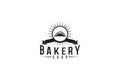 Pastries, Bakery shop. Home baking logo. Vector illustration isolated on white background Royalty Free Stock Photo