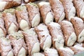 Pastries, cannoli of Sicily Royalty Free Stock Photo