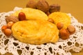 Pastries on the plate