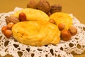 Pastries on the plate Royalty Free Stock Photo