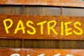Pastries Wood Sign
