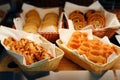 Pastry bakery display Royalty Free Stock Photo