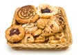 Pastry basket Royalty Free Stock Photo