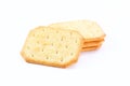 Biscuit, cookies white background Royalty Free Stock Photo