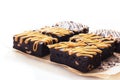 Pastry: Brownie. Chocolate Cake with caramel