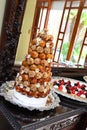 Pastry buffet. French sweets. Birthday buffet.Beautiful and tasty french sweets
