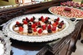 Pastry buffet. French sweets. Birthday buffet.Beautiful and tasty french sweets
