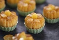 Pastry depth Pineapple field Eid shallow Mini Tart Malaysian Close Dessert