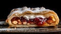 Cream And Jam Pastry In The Style Of Laowa 100mm F28 2x Ultra Macro Apo