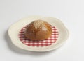 Pastry mini bun, roll whit Sesame Royalty Free Stock Photo