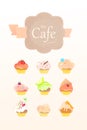 Pastry Muffins and Cupcakes from Cafeteria
