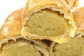 Pastry rolls with almond paste