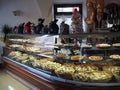 Pastry shop in Bevagna medieval town in Italy