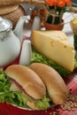 Pastry on the table Royalty Free Stock Photo