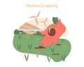 Pasture Cropping concept.