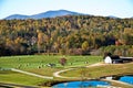 Pasture/Hay/Mountains/Autumn Royalty Free Stock Photo