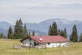 Pasture hut in Upper Bavaria Royalty Free Stock Photo