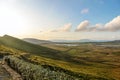 Pasture landscape near Portmagee Royalty Free Stock Photo