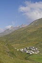 Pasture village in East Tyrol Royalty Free Stock Photo