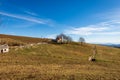 Pastures in Autumn on the Lessinia Plateau - Veneto Italy Royalty Free Stock Photo