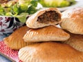 Pasty with beef Royalty Free Stock Photo