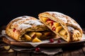 Pasty made with apples. National Apple Turnover Day concept