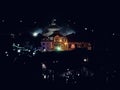 Pasupati temple at night Royalty Free Stock Photo