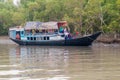 PASUR, BANGLADESH - NOVEMBER 13, 2016: Boat at Dublar Char Dubla island , Banglades