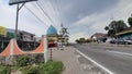 Pasuruan, April 11, 2022: Sukorejo Grand Mosque, Pasuruan, East Java. magnificent roadside mosque