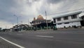 Pasuruan, April 11, 2022: Sukorejo Grand Mosque, Pasuruan, East Java. magnificent roadside mosque
